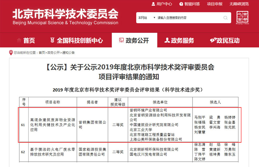 喜讯｜918博天堂股份荣获2019年度北京科学技术进步奖二等奖